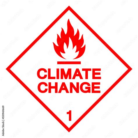 Climate Change Symbol Sign, Vector Illustration, Isolated On White ...