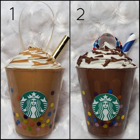 Ornaments Mini Starbucks Drink Latte Hot Cocoa Frappuccino Christmas Tree Etsy