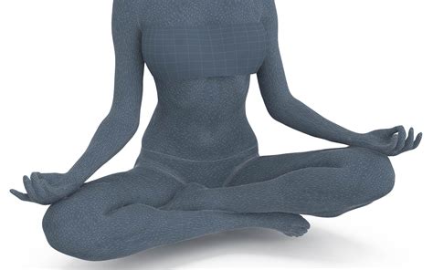 Nude Yoga 3D Model By Renderbot LLC