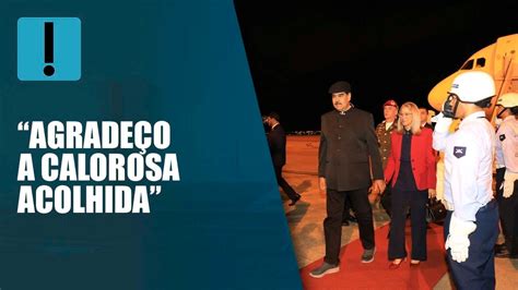 Ditador Nicolás Maduro chega a Brasília para se reunir como Lula YouTube