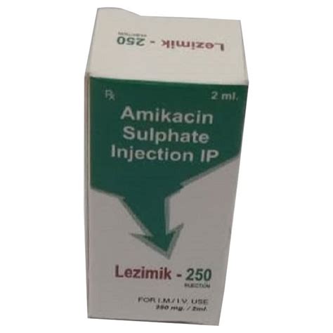 Amikacin Sulphate Injection Ip At Rs Box Amikacin Injections In