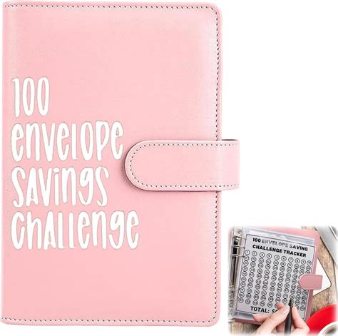 100 Envelope Challenge Binder Budget Binder Money Saving Wallet Easy