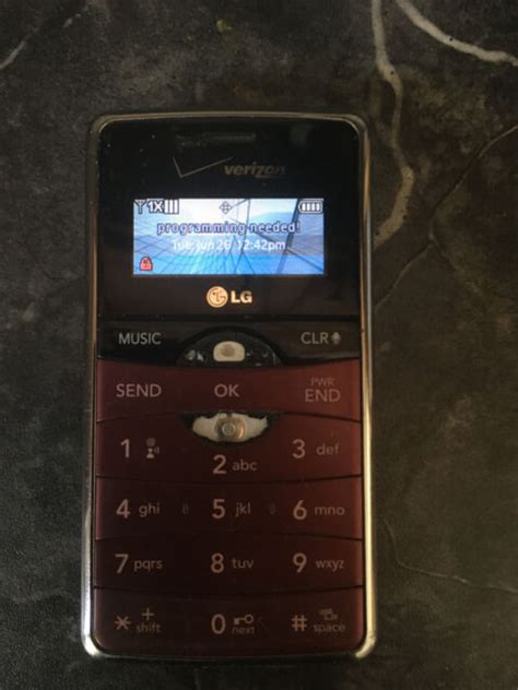 Lg Env2 Vx9100 Maroon Verizon Cellular Phone For Sale Online Ebay