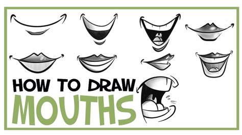 Cute Mouth Drawing