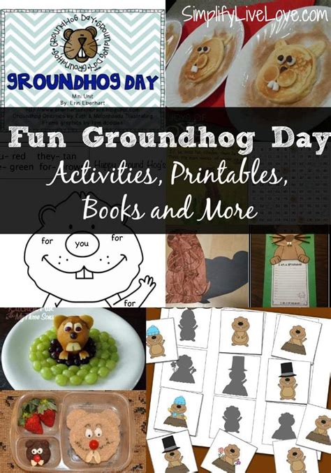 Fun Groundhog Day Activities, Printables, Books and More - Simplify ...