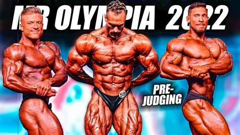 MR OLYMPIA 2022 CLASSIC PHYSIQUE PRE JUDGING YouTube