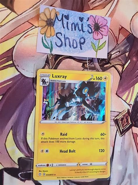 Luxray Shining Fates 033 072 Holo Rare EBay