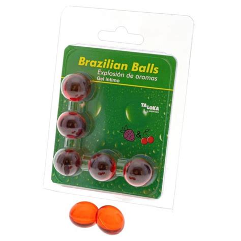 Taloka Brazilian Balls Gel Ntimo Fresa Cereza Bolas Vibrando Es