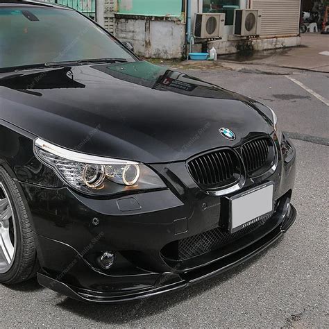 For Bmw E60 E61 3pcs Front Bumper Lip Spoiler Splitter Diffuser 5