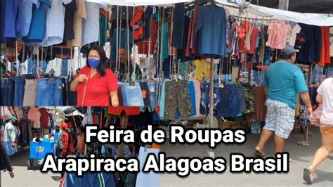 Feira Livre Das Roupas Arapiraca Alagoas Brasil YouTube