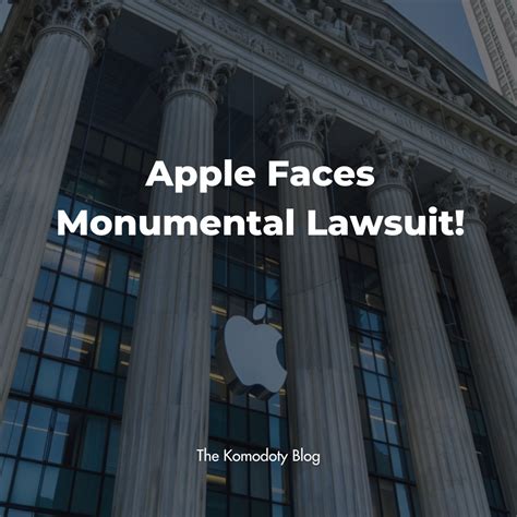 Apple faces lawsuit!