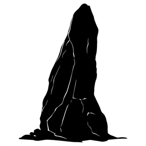 rock silhouette vectors illustrations    freepik
