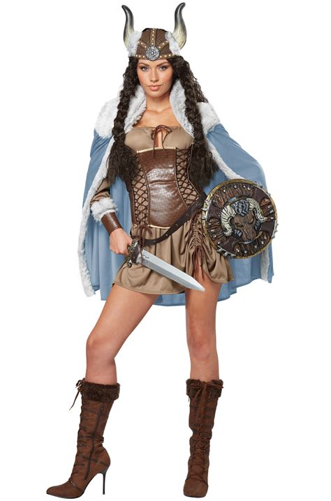 Viking Vixen Adult Costume - PureCostumes.com