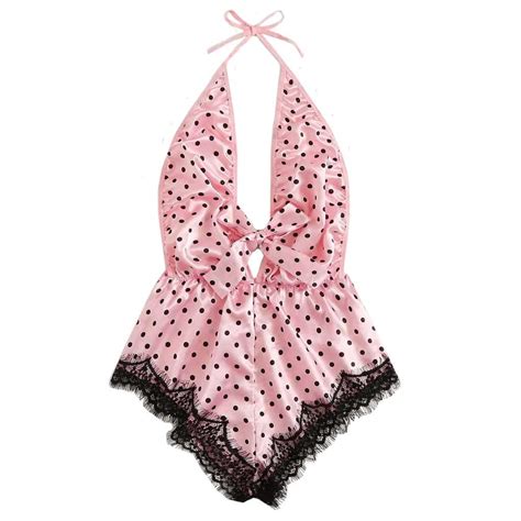 Pmvfhde Strappy Lingerie Women Printing Lace Stain Bow Lingerie