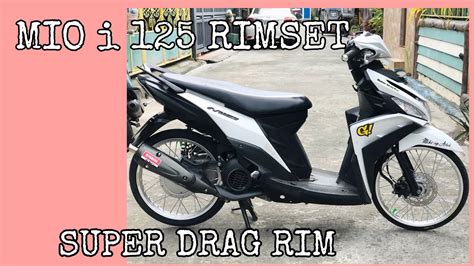 MIO I 125 RIMSET SUPER DRAG RIM YouTube