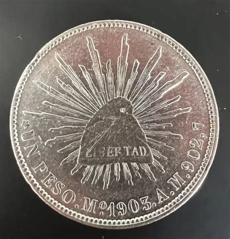 Moneda 1 Peso Mexicano Año 1903 Cuotas Sin Interés