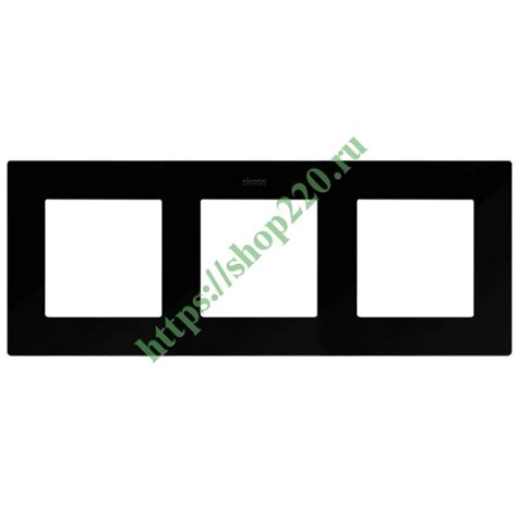 Рамка Simon 24 Harmonie 3 поста, графит - купить 2400630-038 по ...