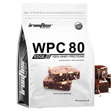 IRONFLEX WPC 80 EDGE 900g ODŻYWKA BIAŁKOWA WHEY PROTEIN BIAŁKO