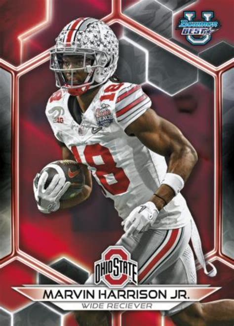 First Buzz 2023 Bowman University Best Football Cards Blowout Buzz