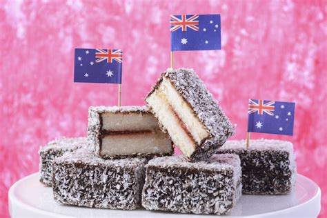 Traditional Australian Lamington Cakes Food Loving Australia