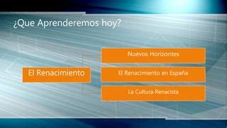 El Renacimiento PPT