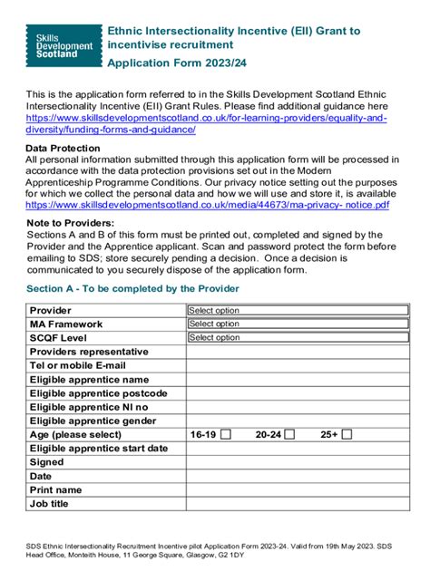 Fillable Online EII Application Form 2023 PDF Fax Email Print PdfFiller