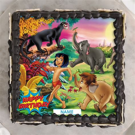 Jungle Book Photo Cake