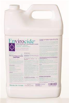 Metrex Research 13 3325 Envirocide Surface Disinfectant 2 5 Gallon