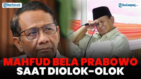 Respons Tak Disangka Mahfud MD Saat Kubu Prabowo Gibran Diolok Olok