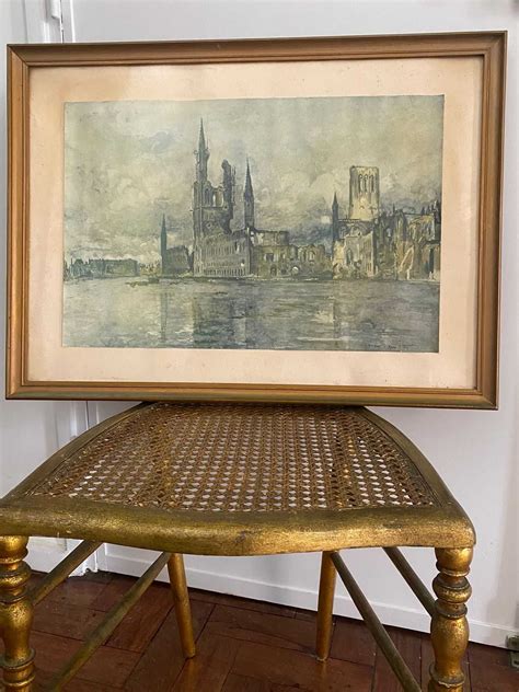 Quadro Moldura Antiga Dourada Alvalade OLX Portugal