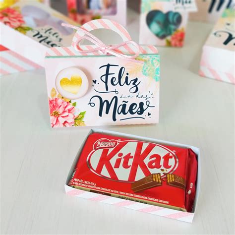 Arquivo De Corte Bolsinha Kit Kat Dia Das M Es Elo