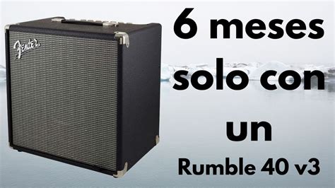 Fender Rumble De Verdad Solo W Eng Subs Youtube