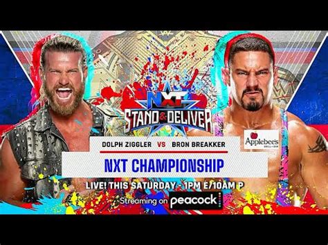 Wwe Nxt Stand Deliver Official And Full Match Card Youtube