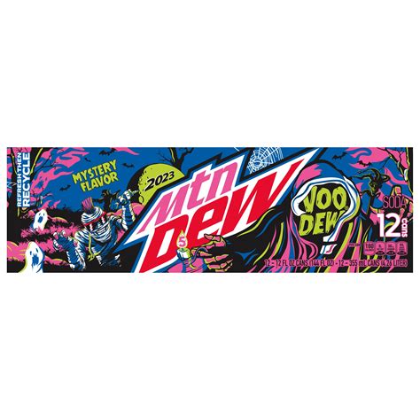 Mountain Dew Voodew Mystery Flavor Soda Smartlabel