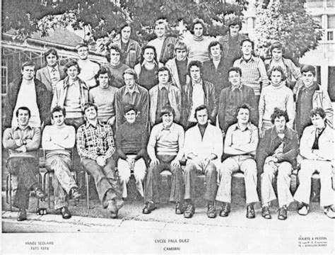 Photo De Classe Premiere F1 De 1974 Lycée Paul Duez Copains Davant