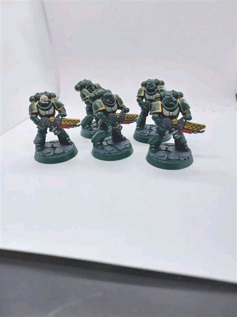 Gw 40k Dark Angels Primaris Space Marine Infernus Squad 5 Figures Ebay