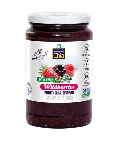 Standard Premium Extra Fruit Spreads World Of Chia