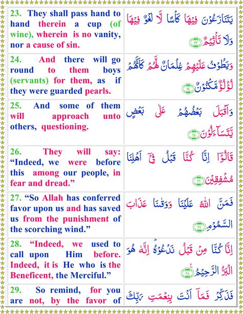 Surah At Toor English Quran O Sunnat