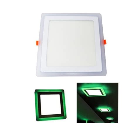 PANEL LED EMP 10 18 6W VERDE CUAD HAMMER FERRETERIA ALPECA C A