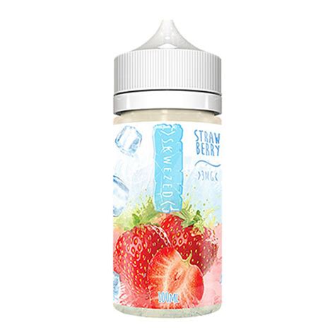 Skwezed Iced Strawberry 100ml E Liquid 0 3 6 Mg