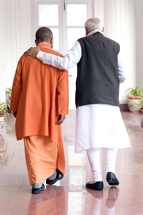 Yogi Adityanath Shares Picture With Pm Modi Assures Committed To