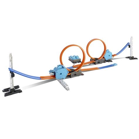 HOT WHEELS Piste Double Looping Pas Cher Auchan Fr