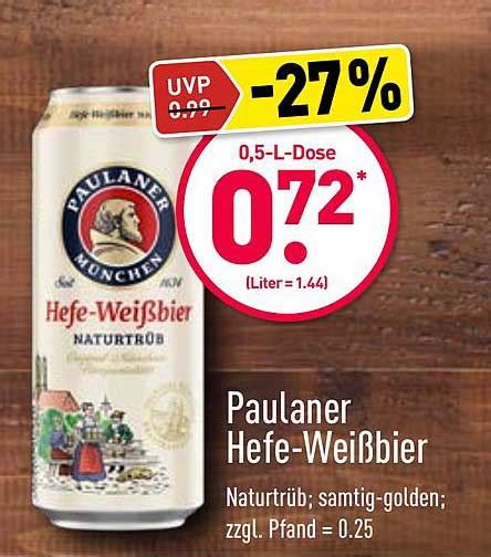 Paulaner Hefe Wei Bier Angebot Bei Aldi Nord Prospekte De