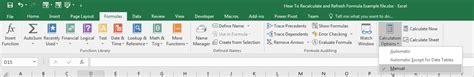 How To Refresh Formulas In Excel Make Formulas Recalculate