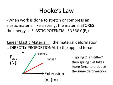 PPT - Elastic Potential Energy & Hooke’s Law PowerPoint Presentation - ID:3063995