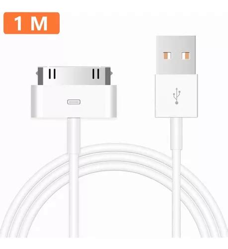 Cable 30 Pin A Usb Para IPad 1 2 3 IPod IPhone 4 4s 1 Metro MercadoLibre