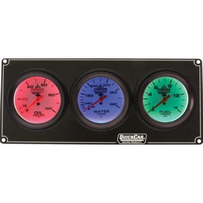 Quickcar Extreme Gauge Panel Op Wt Fp Performance Motorsports