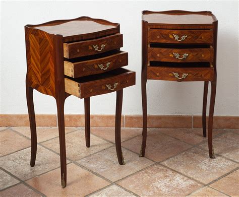 Pair Of Kingwood Bedside Tables Early 20th Century Antiques Atlas