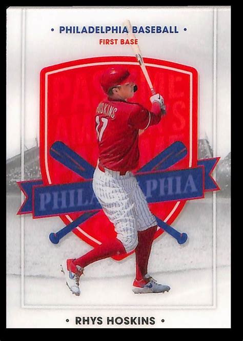 2021 Panini Chronicles America S Pastime Rhys Hoskins Philadelphia