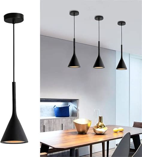 Kco Lighting Modern Pendant Light Metal Aluminum Shade Kitchen Island